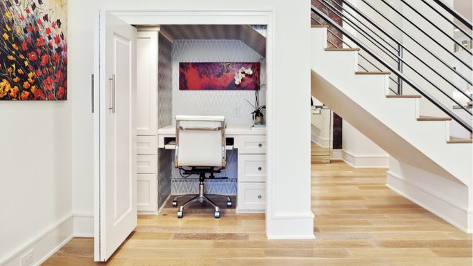 The ‘Cloffice’ Is the New Cubicle: Expert Inspiration To Put That Closet To Work, Beautifully